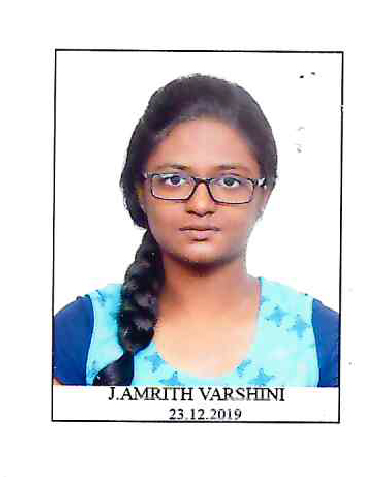 J AMRITH VARSHINI