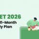 11 Months Study Plan for NEET 2026