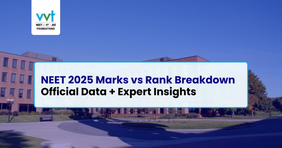 NEET 2025 marks vs rank