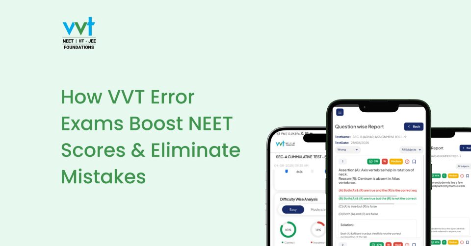 How VVT Error Exams Boost NEET Scores & Eliminate Mistakes