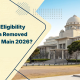 Is 75% Eligibility Criteria Removed for JEE Main 2026?