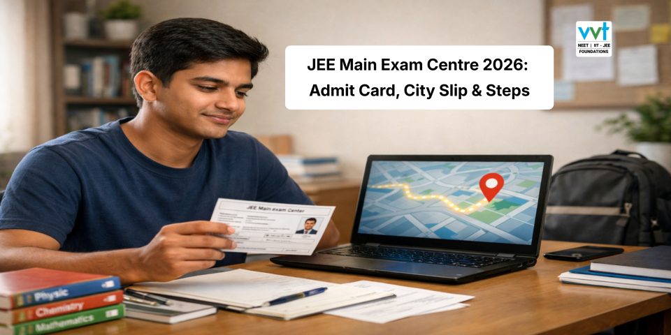 JEE Main Exam Centre 2026: Admit Card, City Slip & Steps