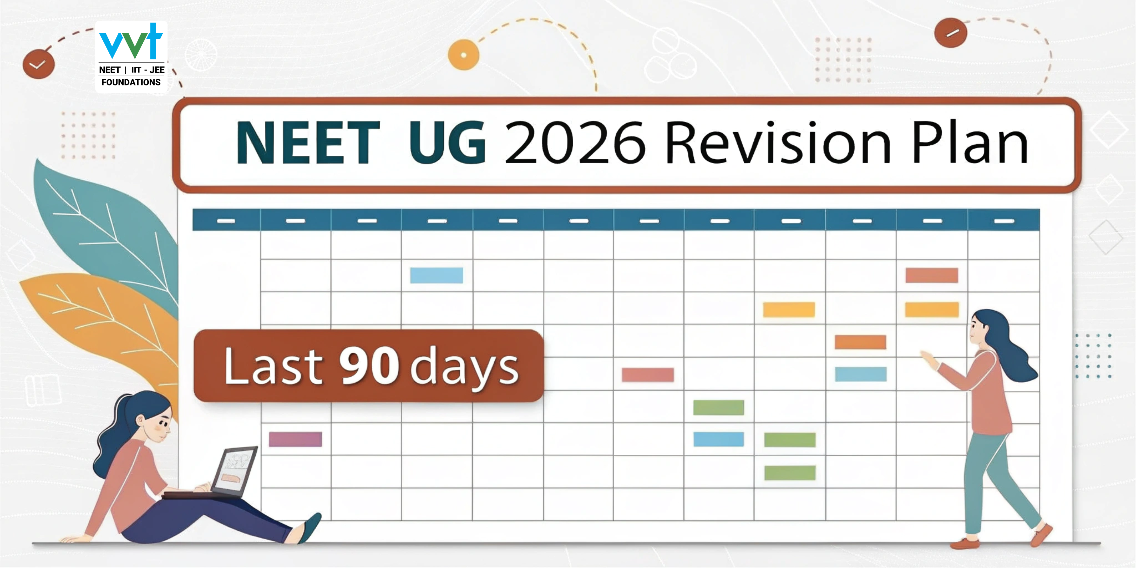 NEET UG 2026 Last 90 Days Revision Timetable: 3-Phase Plan