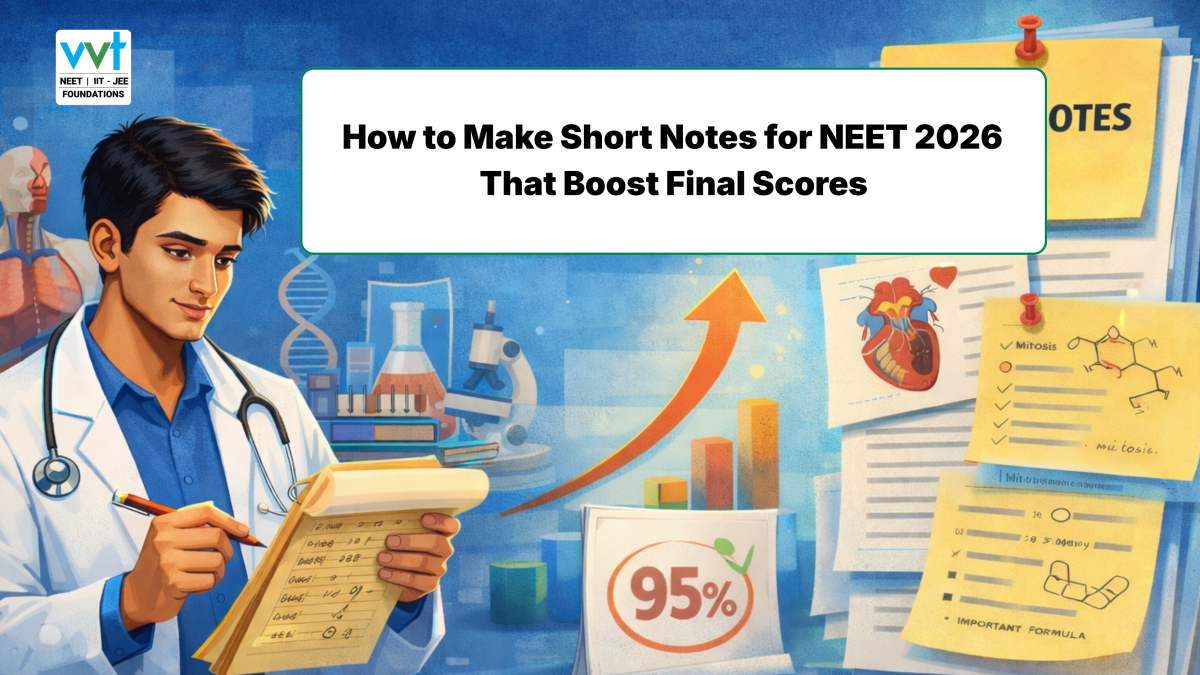How to Make Short Notes for NEET 2026 That Boost Final Scores