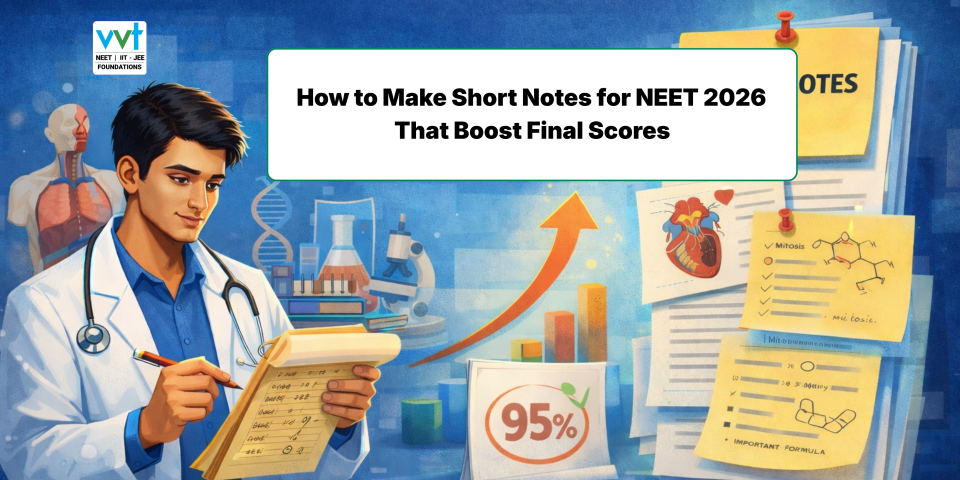 How to Make Short Notes for NEET 2026 That Boost Final Scores