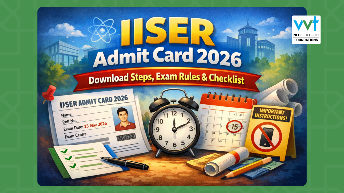 IISER Admit Card 2026: Download Steps, Exam Rules & Checklist