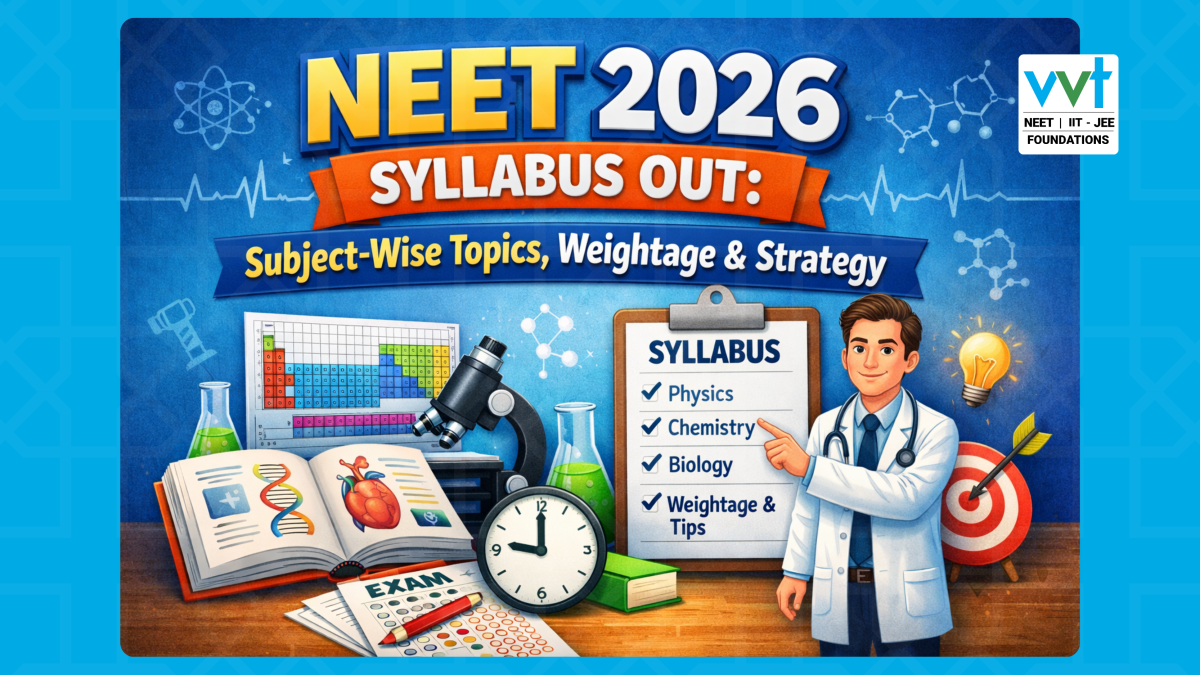 NEET 2026 Syllabus Out: Subject-Wise Topics, Weightage & Strategy