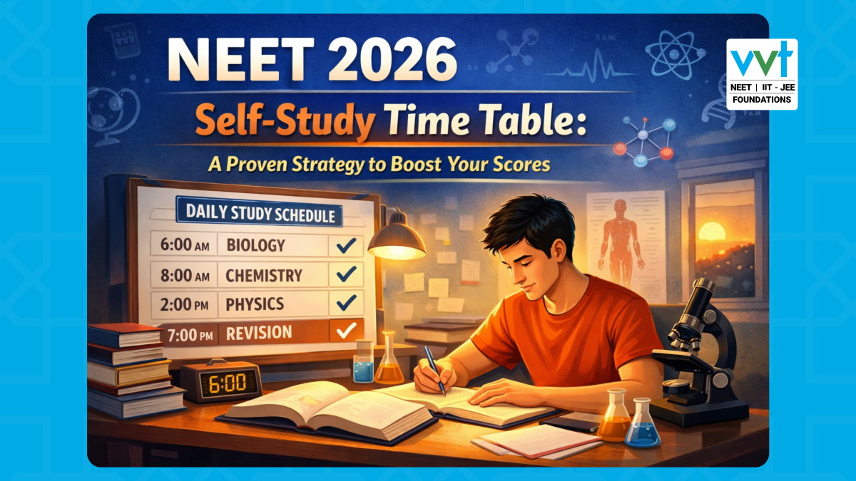 NEET 2026 Self-Study Time Table: A Proven Strategy to Boost Your Scores