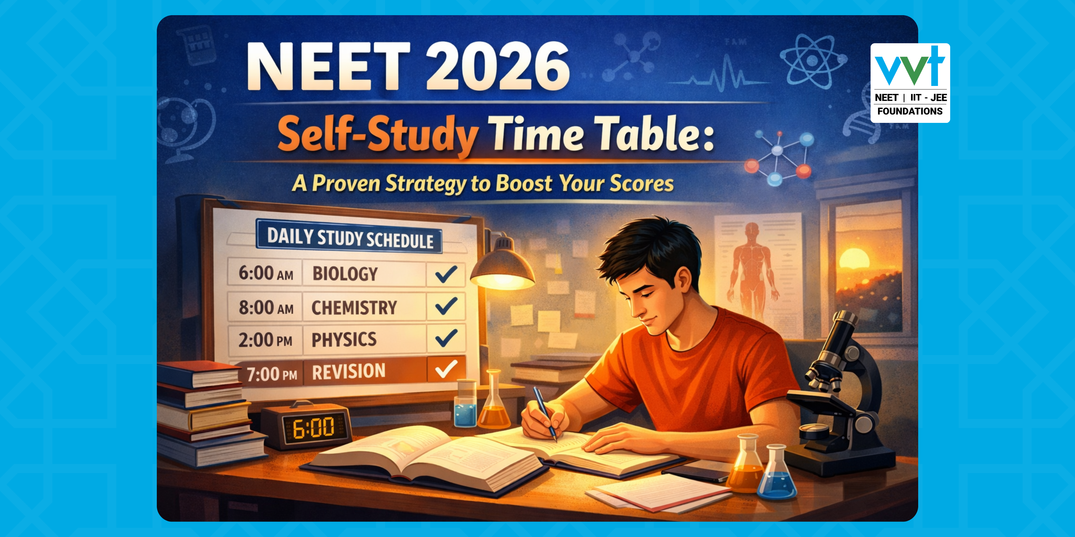 Master NEET 2026 with This Step-by-Step Self-Study Schedule