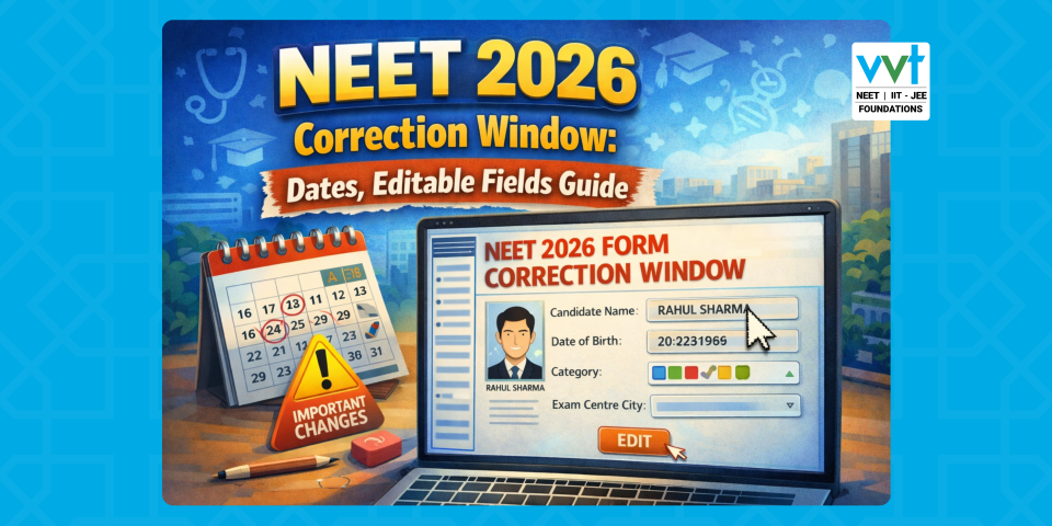 NEET 2026 Correction Window (10–12 March): Dates, Process & Editable Fields