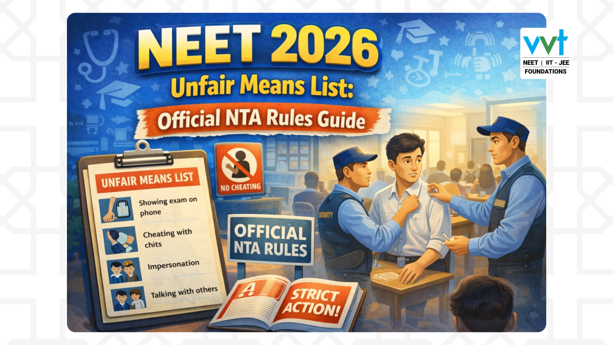 NEET 2026 Unfair Means List: Official NTA Rules Guide