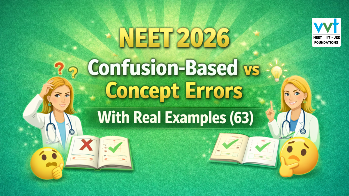 NEET 2026: Confusion-Based vs Concept Errors With Real Examples