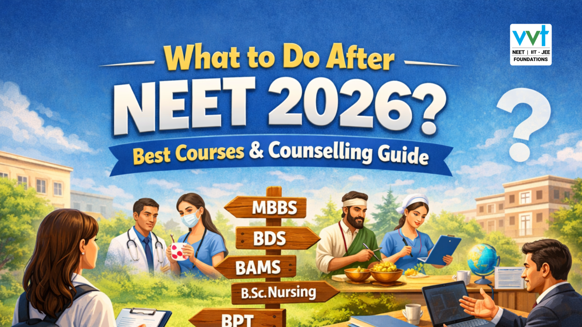 Some students may be aiming for AIQ MBBS. Others may have better chances through state quota. A few may want to explore AYUSH along with MBBS and BDS options. For some, repeating with a sharper and more structured preparation plan may be the right next step.