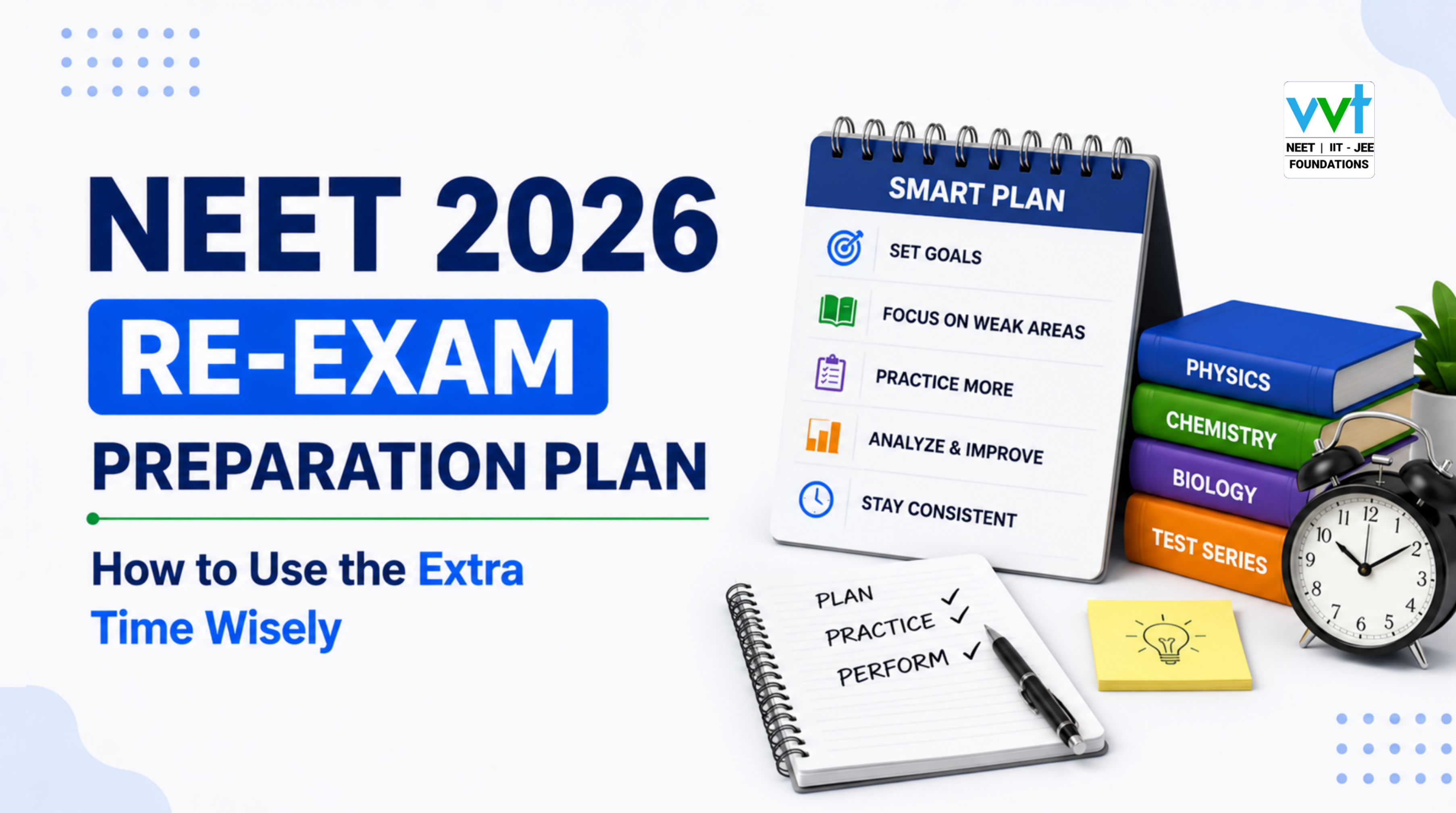 NEET 2026 Re-Exam Preparation Plan: How to Use Extra Time