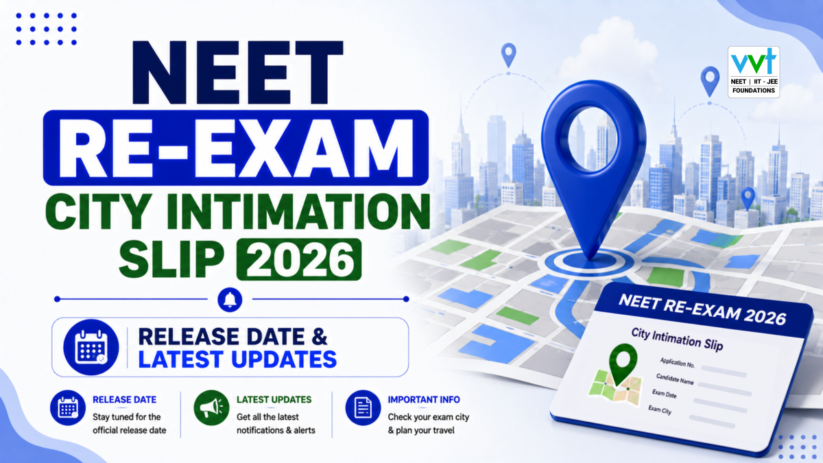 NEET Re-Exam City Intimation Slip 2026: Latest Update